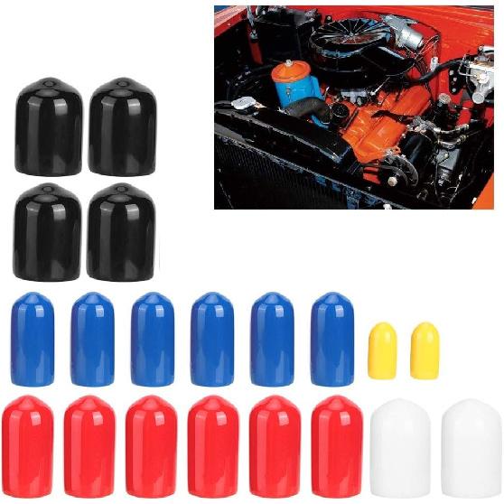 20 Pcs PVC Vacuum Line 1/8in 3/16in 1/4in 3/8in 5/16in Assorted Kit Car Intake Vacuum Hose End Bung Plug For, For, For OLDS, For, For, For, For