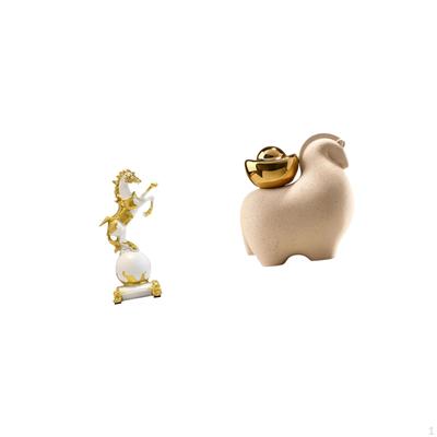 Modern Horse Figurine Statue Collection And Miniature Animal Tabletop Ornament Creative Home Decor
