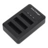 3er-Pack Akkuladegerät für NP BG1 Micro-USB Digitalkamera-Akkuladegerät mit LCD-Leistungsanzeige für Reisen