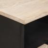 White Nightstand with Drawers 40 x 33 x 46 cm Solid Mango Wood