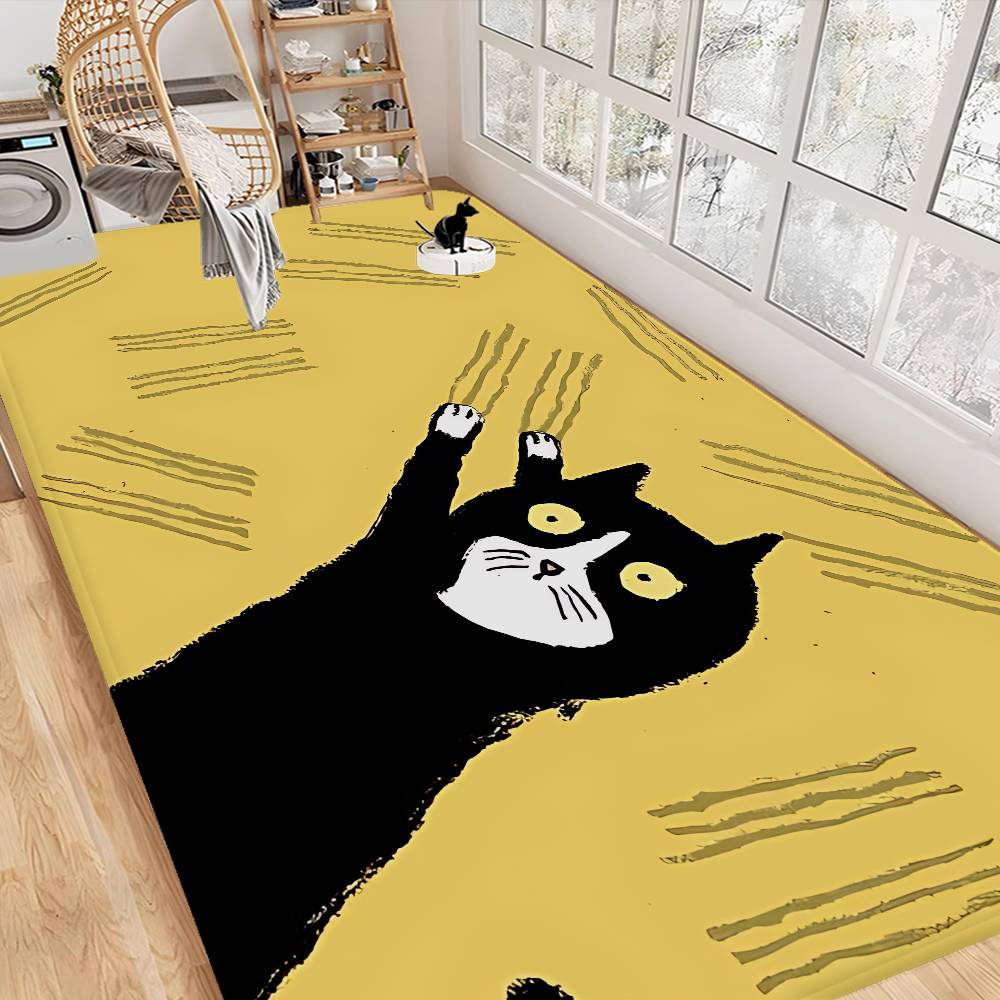 Art J-Jean J-Jullien Bathroom Mat Anti-slip Absorb Water Long Strip Cushion Bedroon Mat Welcome Doormat