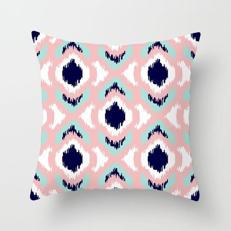 Luxury Home Decor Cushion Cover Office Sofa Cushion Cover Simple Fireworks Geometric Pattern Pillow Cover