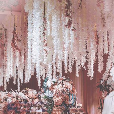 100cm Length Artificial Magnolia Flowers Floral Décor Hanging