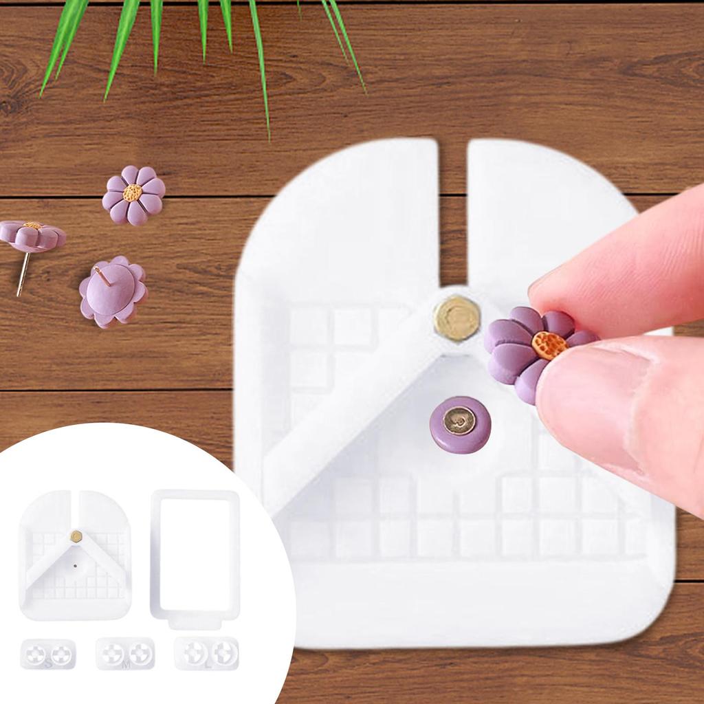 Jewelry Making Clay Earring Tools Position Earrings V-shape Stud Post Embedding Tool Jewelry Sculpting Making Homemade Supplies