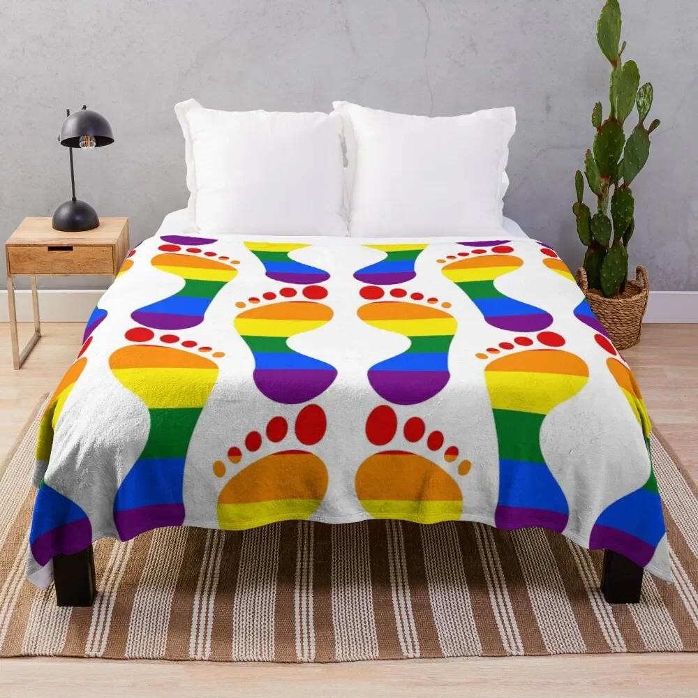 Footprint Flannel Throw Blanket Cute Kawaii Dog Footprint For Kid Girls Gift Lightweight Warm Soft King Queen Size For Couch Bed