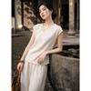 XWI Women's New Chinese Style Summer Two-Piece Set