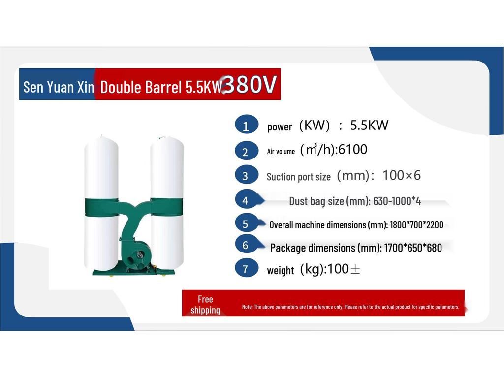Industrial Power Dust Collector for Workshop and Engraving Machines
