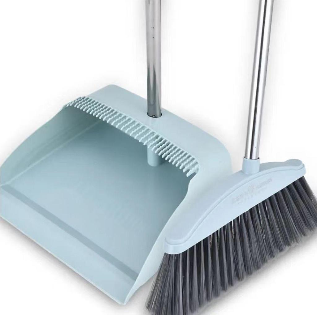 Magic Broom and Dustpan Set with Wiper and Hair Picker for Home Cleaning