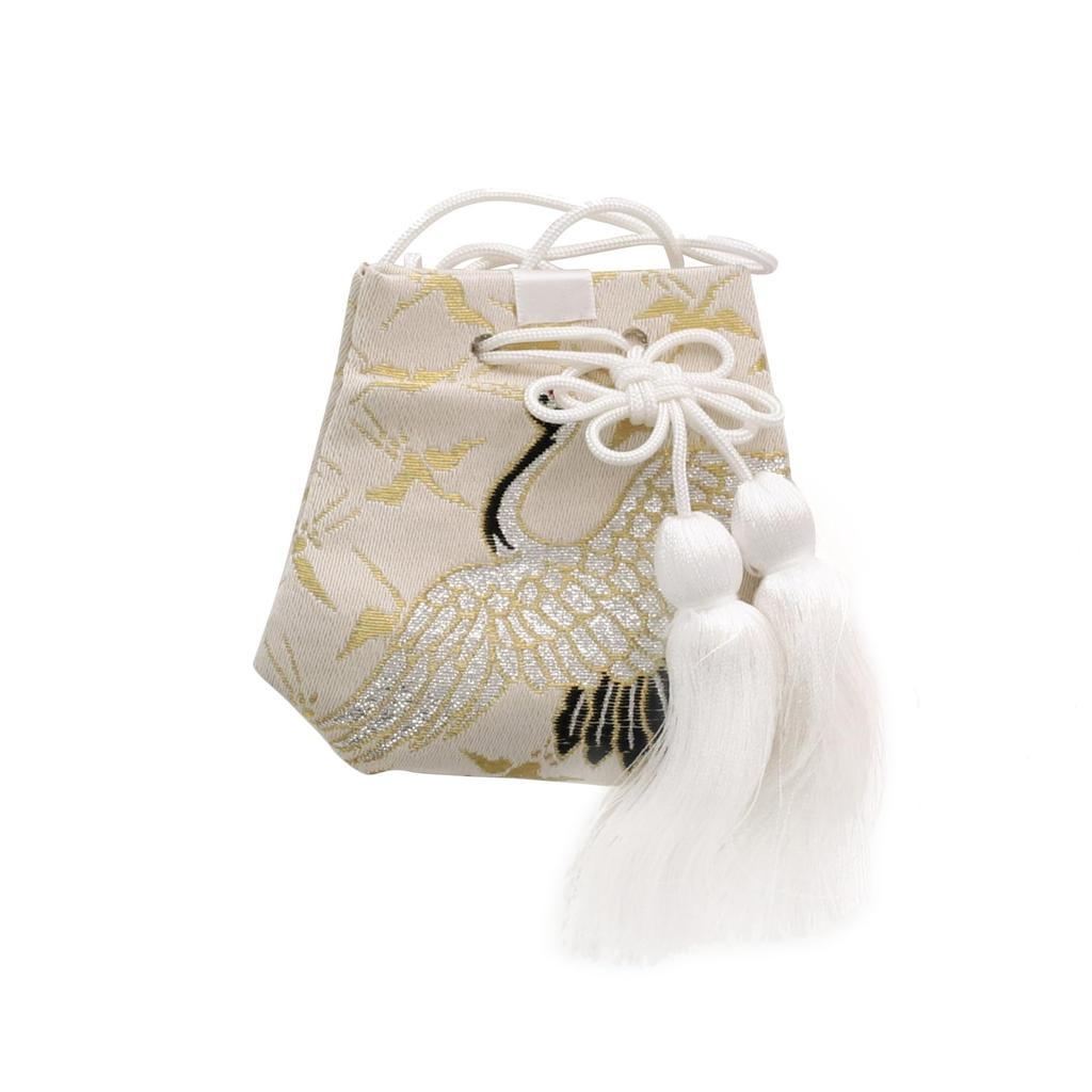 KYOETSU Schreinbesuchs-Lätzchen, Kapuze, Hut und Zubehör-Set für Babyjungen und -mädchen (Kranich- und Pflaumenblüten-Design)