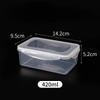 ZISIZ Plastic Food Storage Container Set