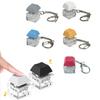 6/12pcs Keyboard Keycap Clicker Fidget Toy Portable Keychain Adult Office Stress Relief Fun Fingertip Decompression Gadget