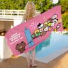 Classic Cartoon L-LINE F-FRIENDS Beach Towel Colorful Bath Towels For Girl Microfiber Quick Dry Sand Free Beach Gym Pool