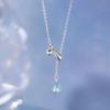 2024 Women's Luxury Water Drop 925 Sterling Silver Clavicle Necklace
