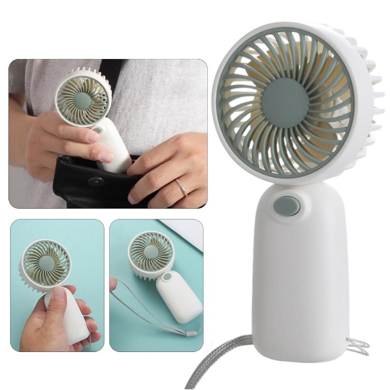 Rechargeable Pocket Fan Lightweight Portable Cooling Device For Office Camping Commuting With Silents Operations