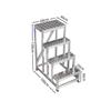 Heavy-Duty 4-Step Industrial Stepping Platform