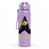 1PC Go For It Boot Graphic 750ml Color Plastic Sports Water Bottle Leakproof Flip Straw Lid Suitable for Sports Office Home Use