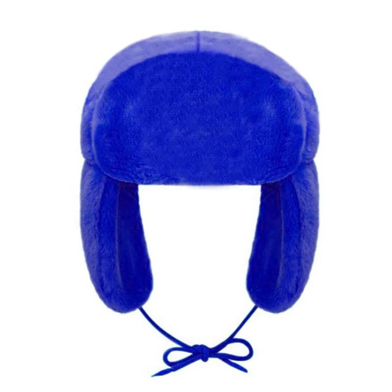 Colorful Autumn and Winter Warm Colors Solid Color Lei Feng Hat for Men and Women