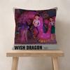 Cartoon Wish Dragon Movie Cushion Cover Pillowcase Upholstery Sofa Throw Pillow Home Decor Pillowcas