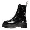 Dr. Martens Jadon Series Hi Leather Versatile Comfortable Boots 5cm Unisex boots Black 42094001