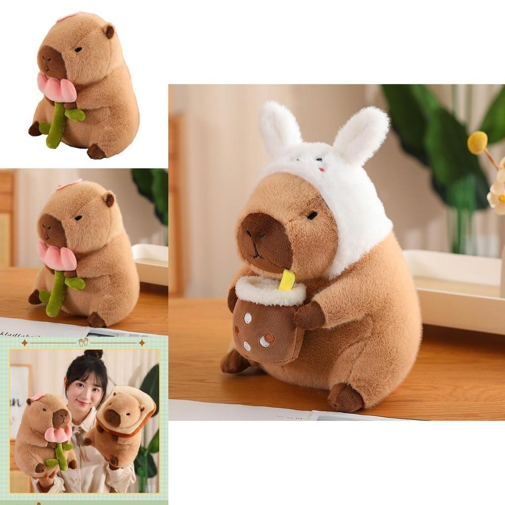 Süßes Plüsch-Capybara-Spielzeug Weiches und kuscheliges Stofftier für Kinder Perfektes Geburtstagsgeschenk 30 cm Höhe