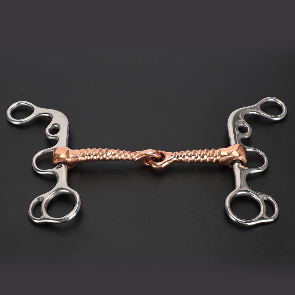 Stainless Steel Horse Snaffle Training Snaffle Bit Equestrian Equipment Supplies