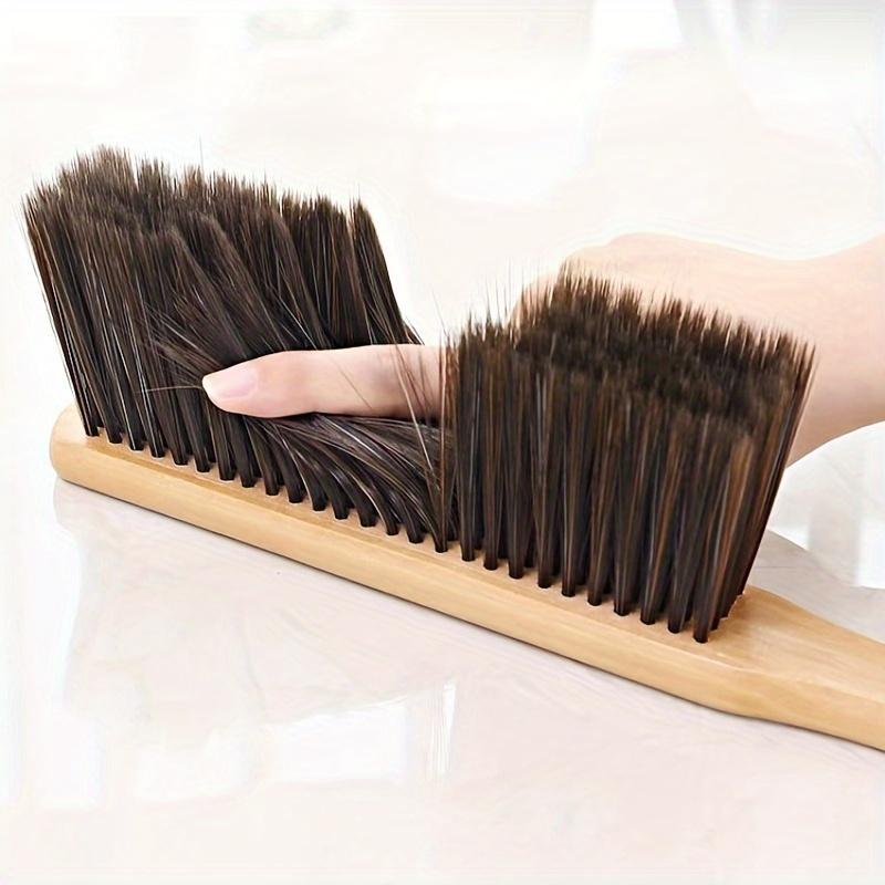 

2/1pcs Wooden Handle Dusting Brush with Soft Bristles for Interior Furniture, Sofa, and Vehicle Upholstery Cleaning