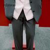 Edition Elite Wardrobe Wool Blend Straight-Leg Trousers