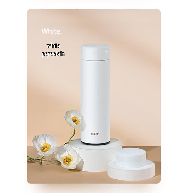 RELEA Stainless Steel Portable Thermos Tea Mug