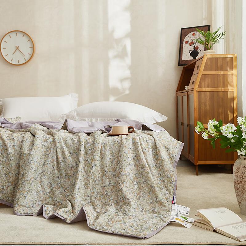 Tianqin Monet Garden Double-Layer Washable Summer Quilt