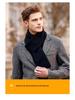 Men's Korean Style Wool Knitted Scarf – Solid Color, Casual, Warm Neck Warmer for Autumn & Winter
