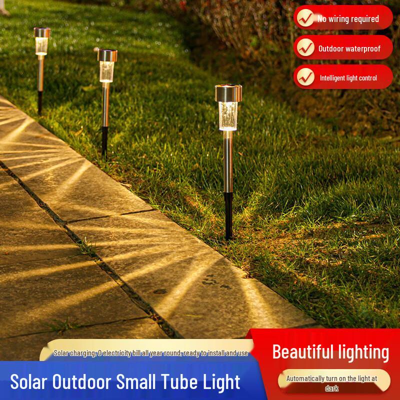 Solar Stainless Steel Garden Path Light