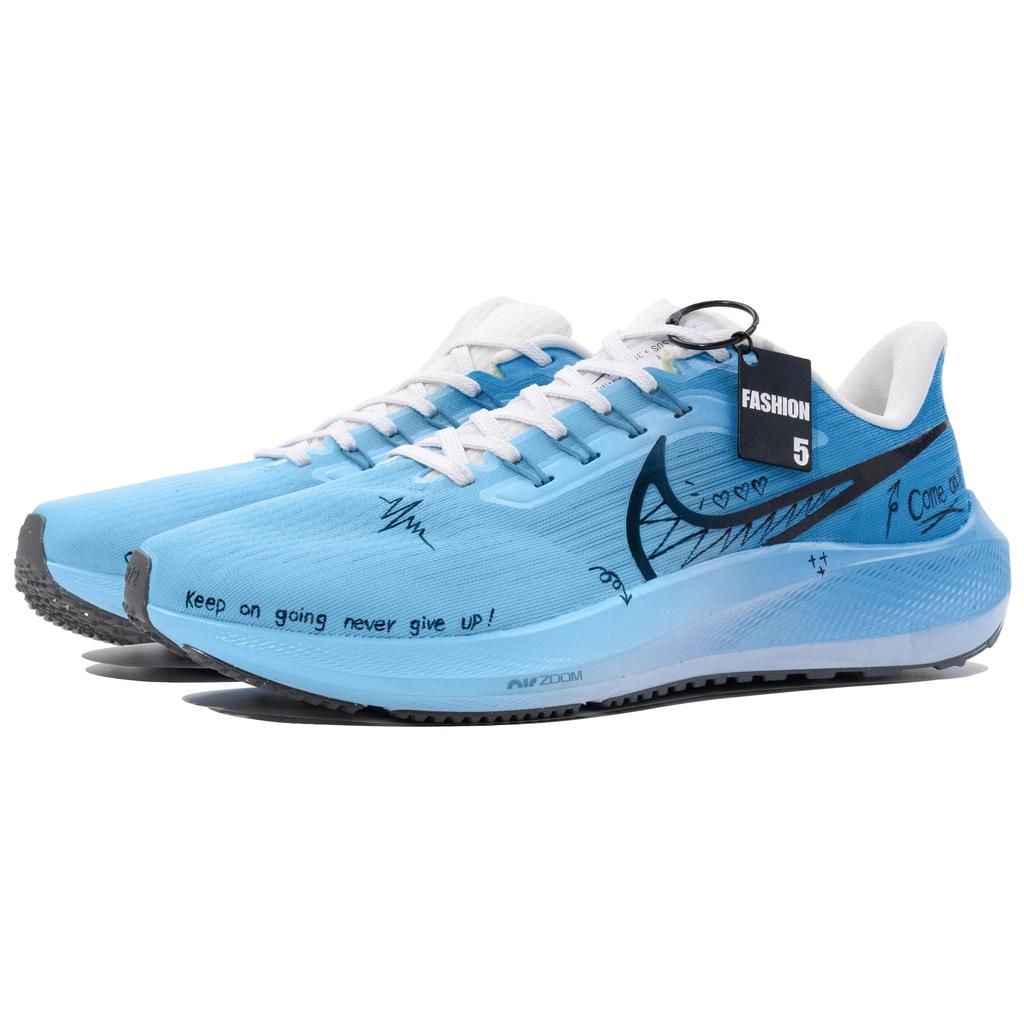 Nike Air Zoom Pegasus 39 Cushioning Slip Resistant Cushioning Slip Resistant Low top Running Shoes Men's Blue DH4071-100(Team874-39)