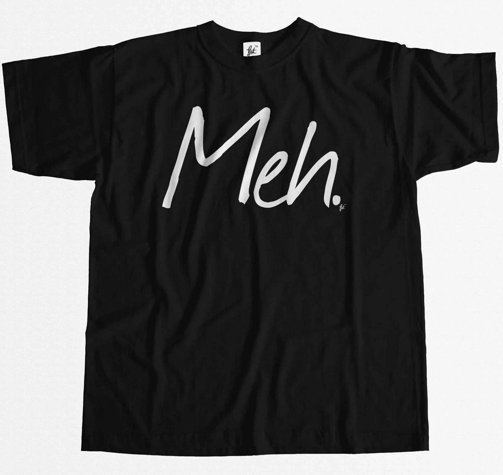 Meh. Computer Geek Slogan Nerd Funny  Mens T-Shirt XXXL