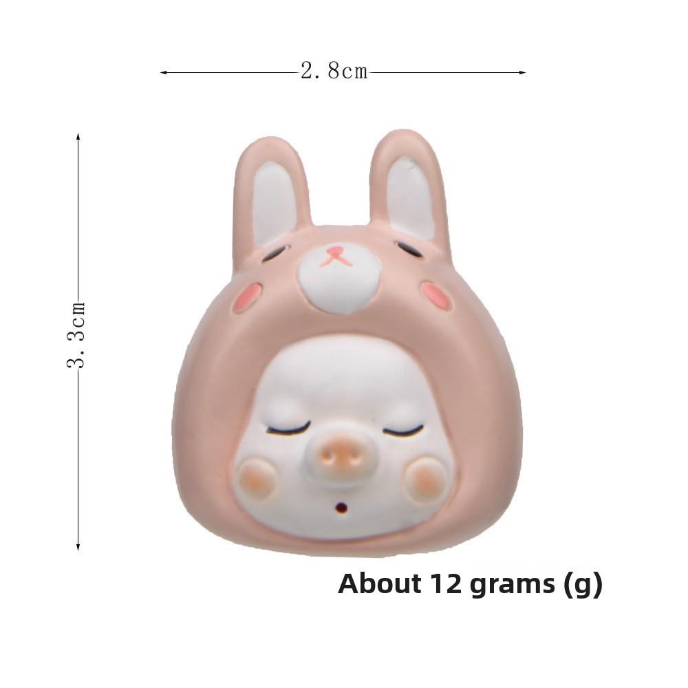 Penguin Jenny Pig Cartoon Resin Magnet Clips For Refrigerator Decor And Gift Giving