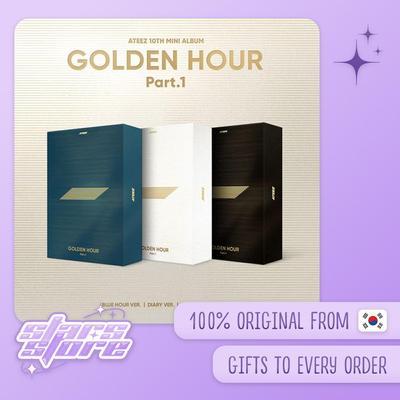 10th Mini Album [ GOLDEN HOUR : Part.1 ] ( Golden Hour Ver. / Diary Ver. / Blue Hour Ver. )