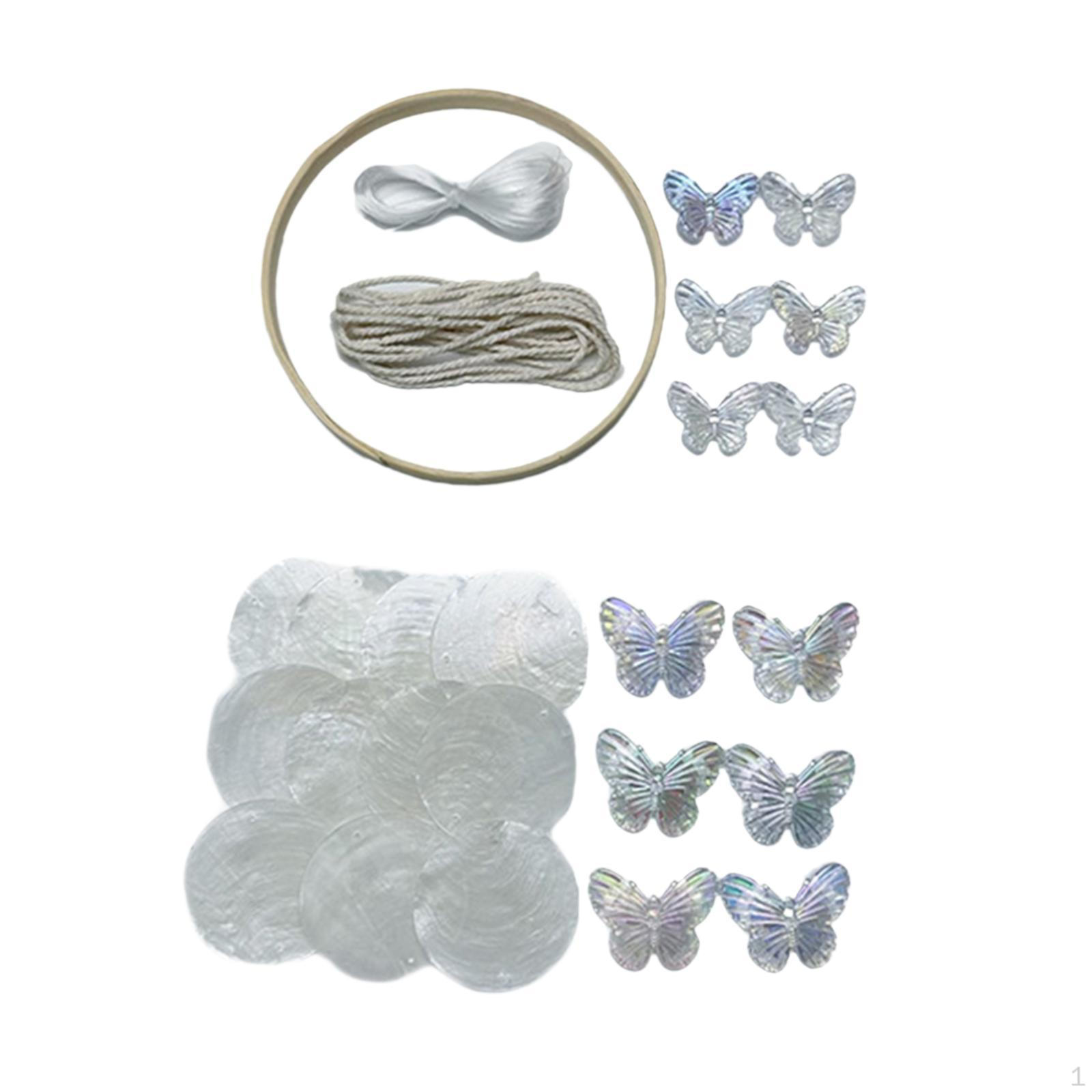 

Набор для самостоятельного изготовления колокольчиков из ракушек, подвесной колокольчик, памятный набор для женщин, поделки White