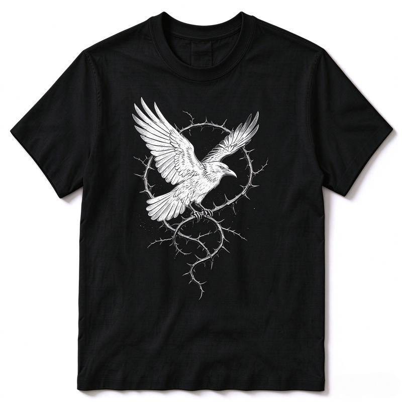 Unisex Gothic Spider Web Graphic T Shirt White Spider With Broken Glass Pattern Short Sleeve Casual Street Tee Cotton Tops