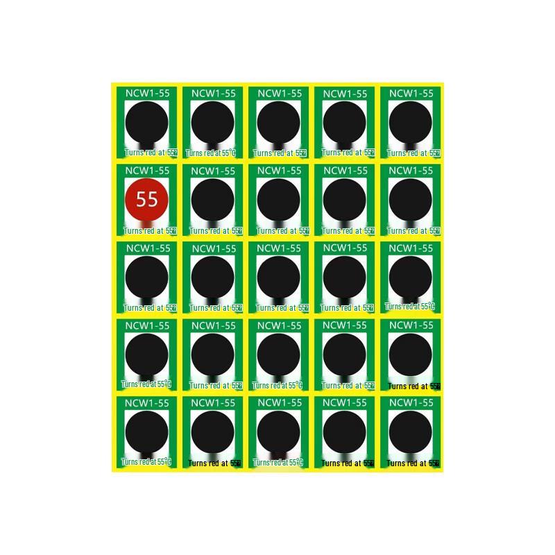 Reversible Temperature-Sensitive Color Change Patches