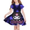 Summer New Girls Short-Sleeved Dress Hello Kitty 3D Printed Children's Fishtail Skirt Casual