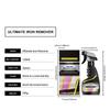 Car quick-care rust remover spray, car exhaust pipe rust remover, car wheel rim rust remover, metal powder cleaner