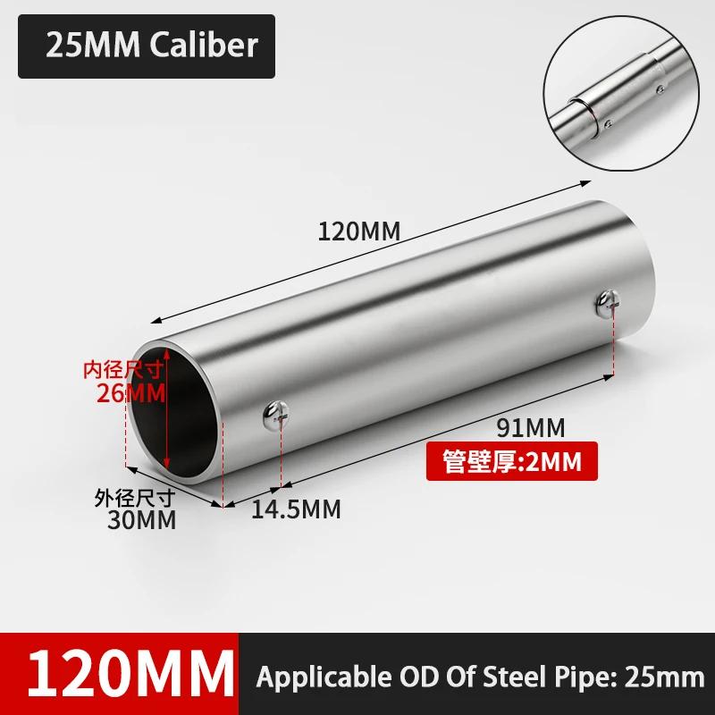 25mm 32mm Stainless Steel Round Tube Connector 2 Way Pipe Connector Pipe Fittings Pipe Connection Shelf Joints Tube Accessories