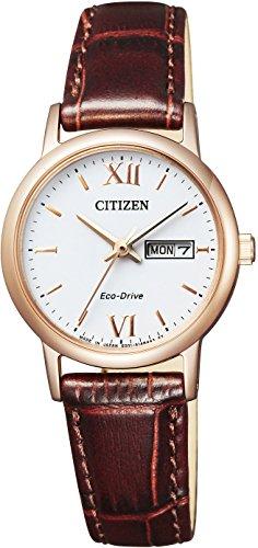 [CITIZEN] Women s Watch CITIZEN COLLECTION Eco-Drive Solar Powered Leather EW3252-07A White