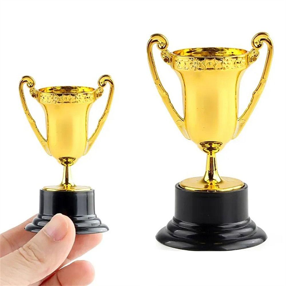 5Pcs Small Cup Plastic Reward Trophy Sports Award Children Reward Prizes  School Student