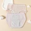 Fenteng Kexin Women's Lyocell Ice Silk Leak-Proof Briefs 2-Pack