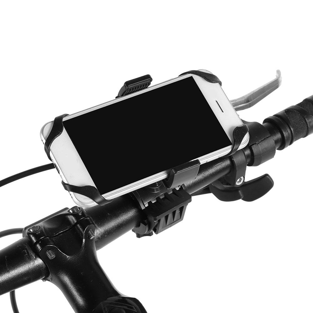 Universal Black Bicycle Motorcycle Mobile Phone Rack 360 Degrees Rotation Phone Holder