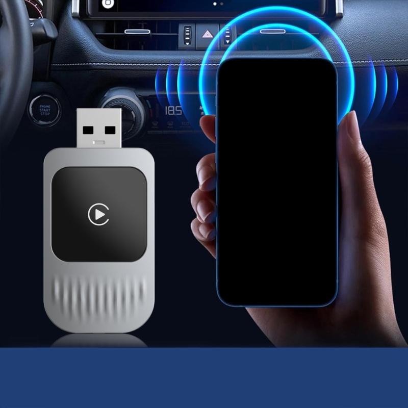 Transform Your Vehicle's Infotainment Cabled To Wireless Play Interfaces, Auto Connect No More Cables Suitable For Phone