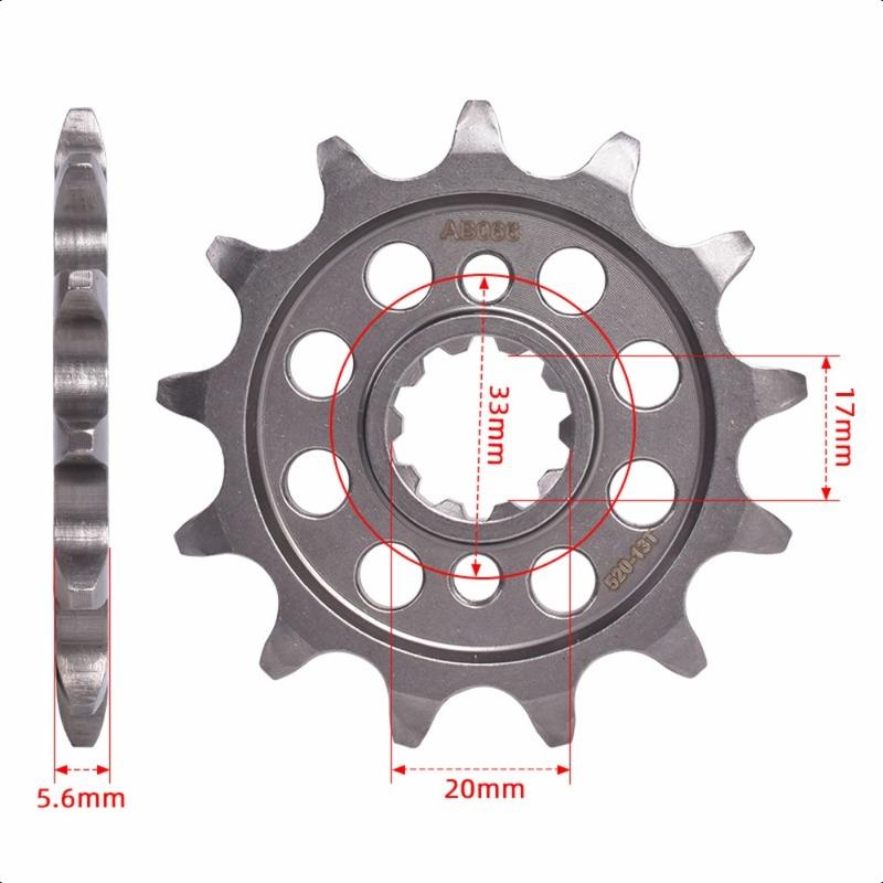 520 13T 48T Motorcycle Front Rear Sprocket Gear Wheel Cam for Kawasaki KX250 2004-2005 for Suzuki RM-Z250 K4,K5,K6