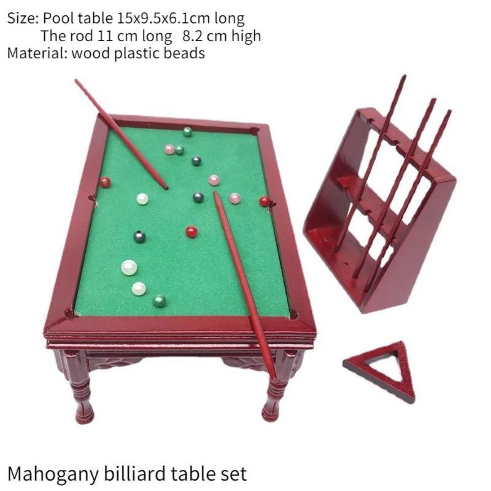 Dollhouse Mini Scene Accessories Simulation Mini Sports Goods Mountain Bike Skateboard Baseball Bowling Racket Tennis Model