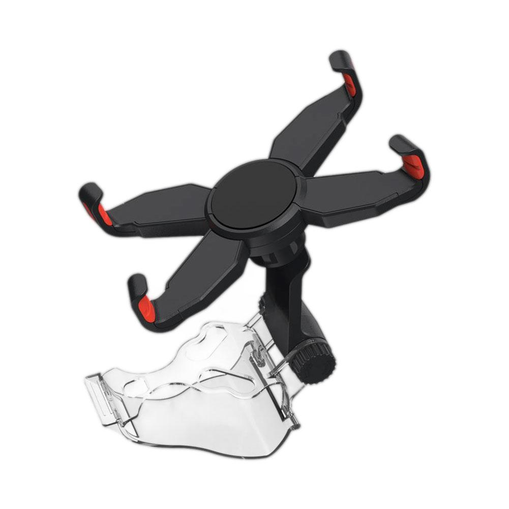 

X-shaped 2-in-1 Game Controller Stand Clip For Switch 2 Pro Adjustable Angle Mobile Phone Monitor Handheld Grip Bracket чорний