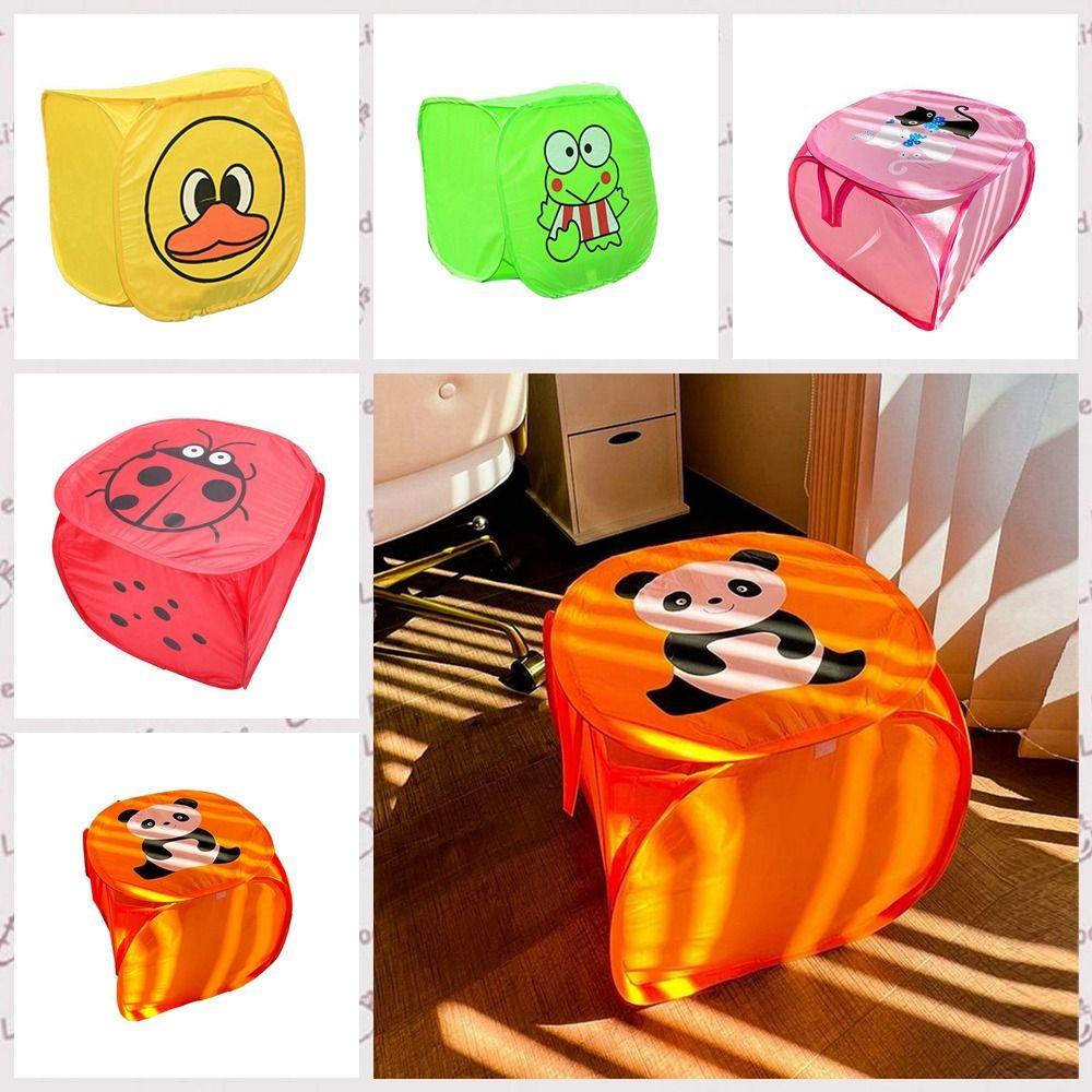 

с крышкой Корзина для грязной одежды Органайзер для гардероба Пылезащитное ведро для хранения игрушек Грязная одежда зелёный